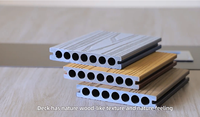 Prix Usine Lames de Terrasse en Composite Bois-Plastique (WPC) Co-extrudées pour Extérieur, Panneaux de Terrasse Ingénierie 140mm*23mm Effet Bois