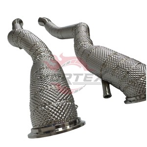 Colectores de Escape Largos de Acero Inoxidable Vortex 304 para Ferrari F12 6.3L V12 2012–2017 con Protector Térmico, Colector de Escape de Alto Rendimiento - Product Image 6