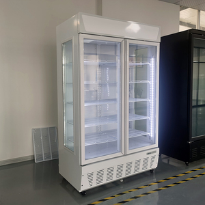 業務用飲料冷蔵庫 自動閉鎖強化ガラス扉 LED照明 電子温度制御 295L～1500L - Product Image 1