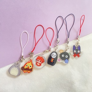 Portachiavi in Acrilico Epossidico Stampato UV su Due Lati con Tema Anime Giapponese Personalizzato con Cinturino in Metallo - Product Image 2