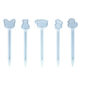 DM900 oso pato mariposa conejito Cordero lindo Animal en forma de resina coctelera fundición bolígrafo moldes de silicona arena movediza herramientas para hacer bolígrafos - Product Image 2