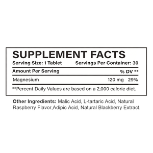 Tabletas Efervescentes de Hidrógeno Molecular H2 de Magnesio de 120 mg, de Disolución Rápida y Alta Concentración (16 ppm), Marca Privada OEM - Product Image 3