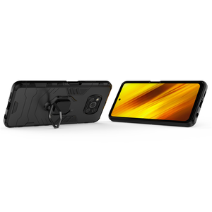 Ốp Lưng Sắt Chống Sốc Cho Xiaomi Poco X3 Pro, Ốp Điện Thoại Có Vòng Xoay, Chất Liệu TPU Lai PC, Dùng Cho Xiaomi Poco X3 NFC - Product Image 5