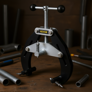 Abrazadera de Tubo Vevor de 2-6 Pulgadas, Herramienta de Sujeción de Tubo Único de Acero, Color Negro, Modelo D0100H53PPJ - Product Image 2