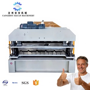 Commercial Complex Color Steel Commercial Roof <b>Tile</b> Processing Machinery Full-automatic Roll Forming Machine - Product Image 1