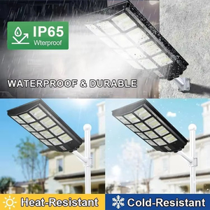 Farola Solar Integrada de Alto Brillo, Carcasa de ABS, IP65 Impermeable, LED de Larga Duración, Controlador Inteligente, Alimentada por Batería, CE NJ-B - Product Image 3