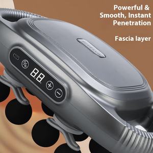 Portable Electric High Quality 8-<b>Head</b> Fascia <b>Massage</b> Gun with Timing Control OEM Brand Wholesale Price for Body Fatigue Relief - Product Image 3
