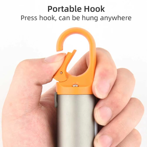 Lampe de poche télescopique portable rechargeable type-c Lampe torche LED tactique étanche avec <span class=keywords><strong>abat</strong></span>-<span class=keywords><strong>jour</strong></span> à crochet pour le camping en plein air - Product Image 5