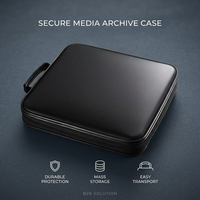 Étui de rangement rigide en EVA de qualité supérieure pour 160 CD, DVD, Blu-ray, compatible avec les supports de disques, sac de voyage portable, logo personnalisé, antichoc