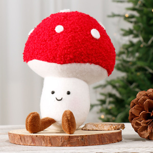 Jouets en peluche de Noël mignons pour enfants : cerf, Père Noël, bonhomme de neige, renne – Poupées en peluche pour les fêtes - Product Image 4