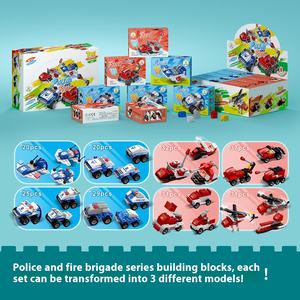 Xinglebao - Juego de Bloques de Construcción Programables Creativos de Plástico ABS, Modelo de <span class=keywords><strong>Coche</strong></span> de Edificios Modernos, Juguete Educativo para Niños de 5 a 7 Años - Product Image 4