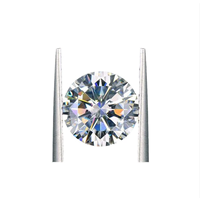 Diamant synthétique rond brillant cultivé en laboratoire, taille petite de 1 à 3 mm, CVD HPHT DEF VS, fabriqué en Chine