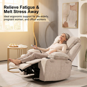 <span class=keywords><strong>Sillón</strong></span> <span class=keywords><strong>reclinable</strong></span> <span class=keywords><strong>eléctrico</strong></span> de diseño moderno, portavasos, Material de tela, tipo económico, función de masaje para muebles de sala de estar - Product Image 6