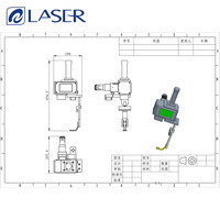 Qilin Laser BWT40EA Tête de soudage oscillante industrielle de stockage d'énergie