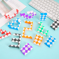 Cube Magique Serpent Règle 24 Wedges Twist Puzzle Drôle Main Spin Anti-stress Toysmagic Serpent Cube Jeu Serpent Jouets