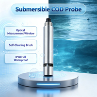 Capteur de qualité de l'eau LoRaWAN à absorption UV, transmetteur RS485 pour station de surveillance de l'eau flottante à énergie solaire