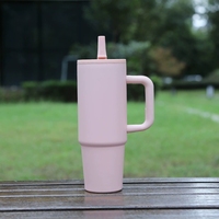 Gobelets isothermes pliables en acier inoxydable à double paroi de 30 oz, sans BPA, anti-déversement, avec paille, gravés, personnalisables avec logo, 9 couleurs, vente en gros