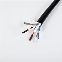 Hochwertiges 4-Adriges 4mm² Dickes Reinkupfer-Doppel-PVC-Isoliertes Kabel für Motorstromversorgung RVV PVC-Ummanteltes Flexibles Kabel