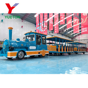<span class=keywords><strong>Tren</strong></span> Turístico Eléctrico Sin Rieles de Alta Resistencia para 72 Pasajeros |   Certificado CE |   Transporte Profesional para Resorts y Parques Temáticos - Product Image 5