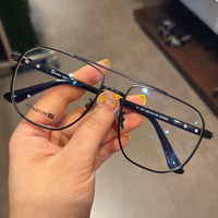 Nouvelle mode Anti bleu lunettes femmes Vintage métal cadre lunettes femme Prescription lunettes cadres optique
