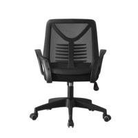 Chaise de bureau ergonomique en maille, pivotante et réglable, avec support lombaire