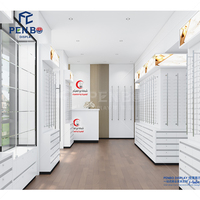 Solution de mise en espace de magasin sur mesure haut de gamme avec planification spatiale professionnelle et concept d'intérieur moderne pour la conception de magasins d'optique