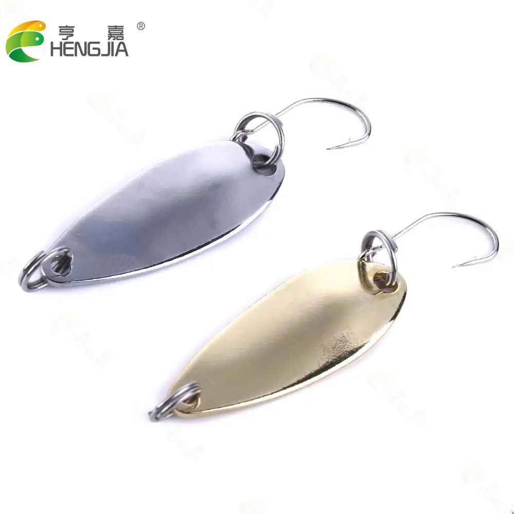 fishing lure spoon bait bass spinner bait 3CM 2.5G 5G fishing Kit metal