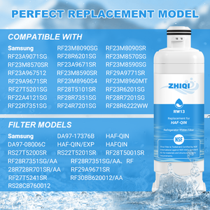 Repuesto de <span class=keywords><strong>Filtro</strong></span> de Agua Certificado por NSF Compatible con Samsung <span class=keywords><strong>HAF</strong></span>-<span class=keywords><strong>QIN</strong></span>/<span class=keywords><strong>EXP</strong></span> DA97-17376 DA97-08006 <span class=keywords><strong>HAF</strong></span>-QI <span class=keywords><strong>HAF</strong></span>-<span class=keywords><strong>QIN</strong></span>/EX - Product Image 6