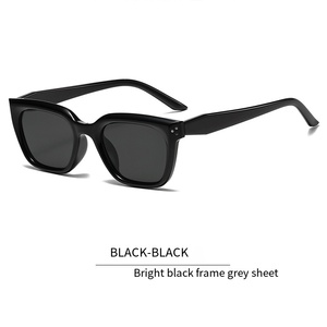Haute qualité unisexe Uv400 Rectangle lunettes de soleil hommes rétro mode <span class=keywords><strong>marque</strong></span> de luxe nuances Logo personnalisé concepteur femmes lunettes de soleil - Product Image 5