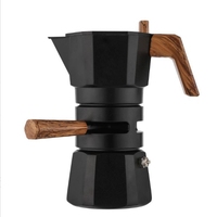 Ensemble de cafetières Moka de style italien Maison & Jardin Cuisine & Tabletop Céramique Verre Métal Cafetière & Théière