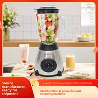 Pengolah Makanan/Jus Multifungsi Standar Eropa 5 Bilah Baja Tahan Karat 260W 1.5L Ringkas, Cocok untuk Pasar Internasional