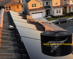 Grille de protection solaire en métal carré solide pour la protection contre les oiseaux - Product Image 3