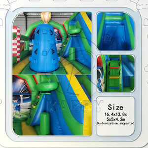Castello Gonfiabile con Scivolo a Tema Calcio, Unità Combo per Bambini con Ventilatore, <span class=keywords><strong>Intrattenimento</strong></span> per Feste all'Aperto in Giardino - Product Image 5