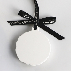 <span class=keywords><strong>Diffuseur</strong></span> d'huiles essentielles en céramique parfumée suspendu, en plâtre aromatique, pour armoire et voiture, fleur en porcelaine faite à la main, parfum d'intérieur - Product Image 5