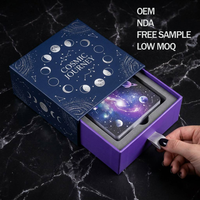 Création de votre propre jeu de tarot Oracle personnalisé, fabrication directe d'usine, jeu de divination de 78 cartes, impression couleur CMYK, faible quantité minimum de commande