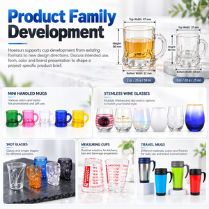 Mini-<span class=keywords><strong>verre</strong></span> à bière, <span class=keywords><strong>verre</strong></span> à shot personnalisé, <span class=keywords><strong>verre</strong></span> à shot <span class=keywords><strong>de</strong></span> 1 oz avec poignée, mini-<span class=keywords><strong>verre</strong></span> à vin en plastique, petits gobelets personnalisés - Product Image 2