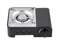 Réchaud à cassette portable ultra-fin à gaz avec valve magnétique pour une chaleur uniforme pour les bouillies et les soupes - Utilisation en camping-car/extérieur