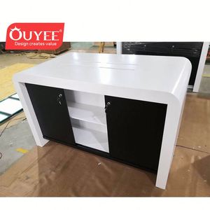 Custom Retail Brand Display <b>Table</b> Mobile <b>Phone</b> Shop Showcase Decoration Computer Shop Counter Design - Product Image 3