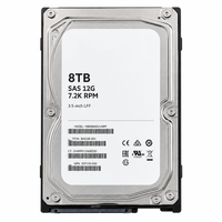 834031-B21 8TB SAS 12G Business Critical 7.2K LFF LP 512e Multi Vendor HDD Server Hard Disk Server Hard Drive