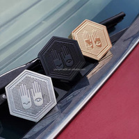 Diffuseur de parfum pour voiture en métal personnalisé, désodorisant pour voiture, huile essentielle, sublimation, clip pour grille d'aération