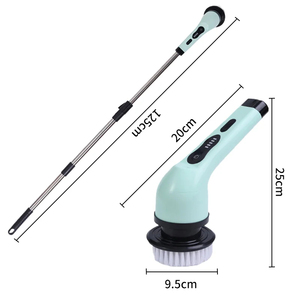 9-in-1 Electric Cleaning Brush Electric Spin Cleaning Scrubber Electric <b>Tools</b> Parlour <b>Kitchen</b> Bathroom Cleaning <b>Gadgets</b> - Product Image 1