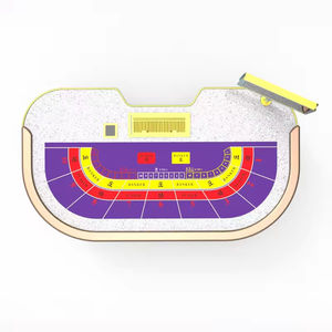 CTSOK Sistema de Software Profesional para <span class=keywords><strong>Casino</strong></span>, Mesa de Póker Baccarat Ovalada de Lujo, Patas de Acero Inoxidable de Color Personalizado, Capacidad Metálica - Product Image 6