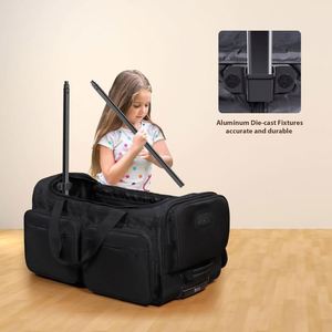 Muestra Gratuita: Bolsa de Viaje para Ropa de 28 Pulgadas con Perchero, Maleta con Ruedas para Colgar Ropa - Product Image 3