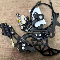 Kit de modification pour moto électrique tout-terrain Surron Ultra Bee, frein arrière hydraulique à double étrier, support de frein à pied, aluminium CNC 7075, performance professionnelle