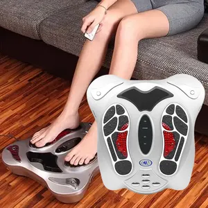 Chinese Vibrato Foot Massage Model Body Shaping Equipment Vibration Ems Electric Foot Massager with Remote Control