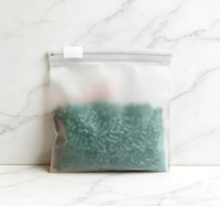 Sacs de rangement givrés refermables en gros avec fermeture éclair pour perles, pour les packs de recharge DIY et l'emballage de tri de produits finis