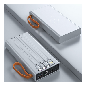 High Quality Wireless Charger Power Banks With Cables 10000mAh 20000mAh 50000mAh 5W High Capacity Powerbank for Smart Ph