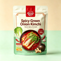 Sachet Doypack Personnalisé en Feuille d'Aluminium avec Valve de Dégazage Unidirectionnelle, Fermeture Zip Refermable, Anti-fuite, Anti-odeur, Qualité Alimentaire, pour Kimchi et Cornichons