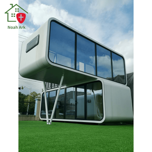 Maison préfabriquée moderne en forme de capsule Apple, étanche, extensible, mobile, petite maison pour le camping en plein air, le bureau ou la villa - Product Image 5