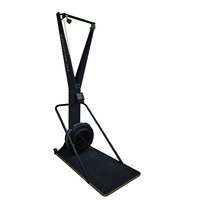 Máquina de esquí mecánica de resistencia a la fricción de aire, simulador de esquí para gimnasio, equipo de ejercicio y fitness de uso comercial